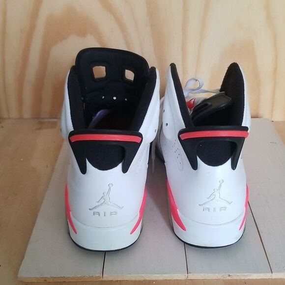 2013 Mens Nike Air Jordan Retro 6 "White Infrared 2014" Shoes! Size 13 - Picture 2 of 9